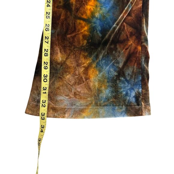 Haley Bob VTG Womens Tie Dye Yoga Hippie Palazzo Pants Bell Bottoms, S - Picture 6 of 7